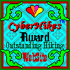 Cyberhikes Award For Most Outstanding Hiking Web Site
